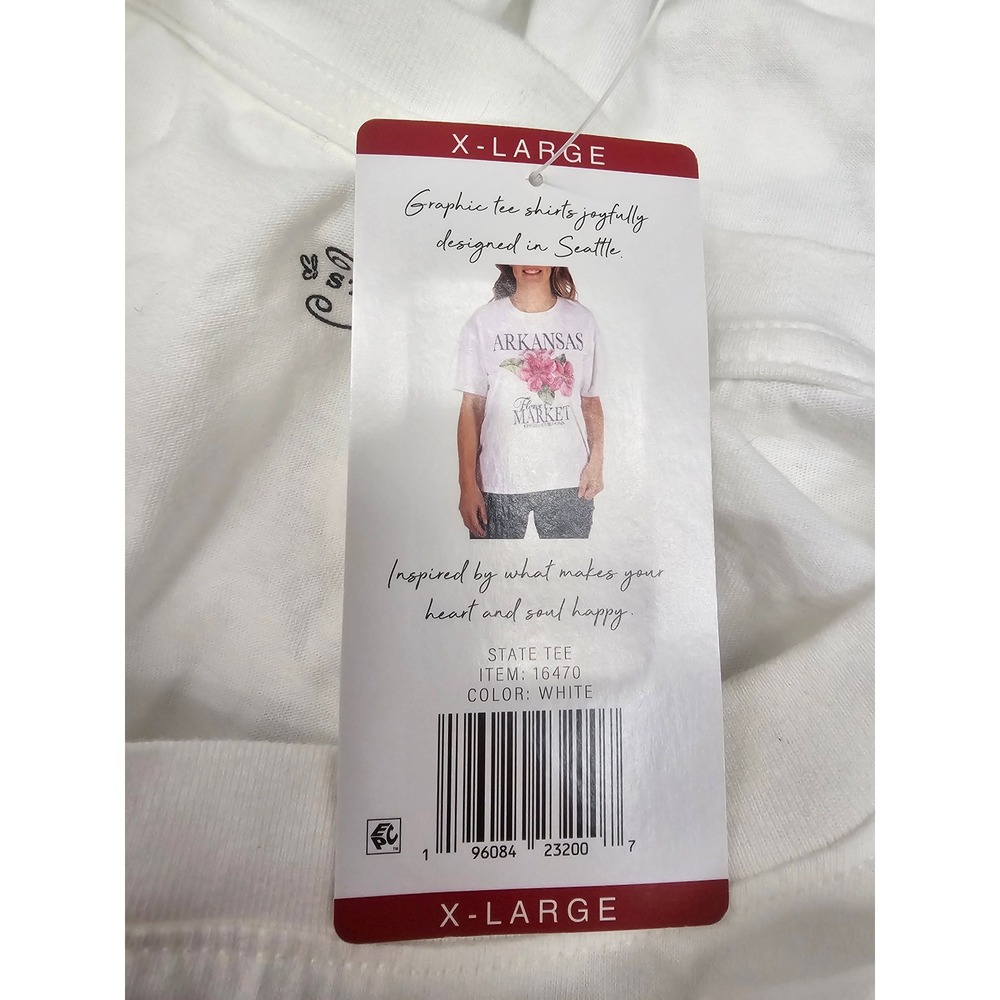 State of Mine Minnesota Flower Market Graphic Tee White Cotton‎ XL 16470 - Picture 3 of 6